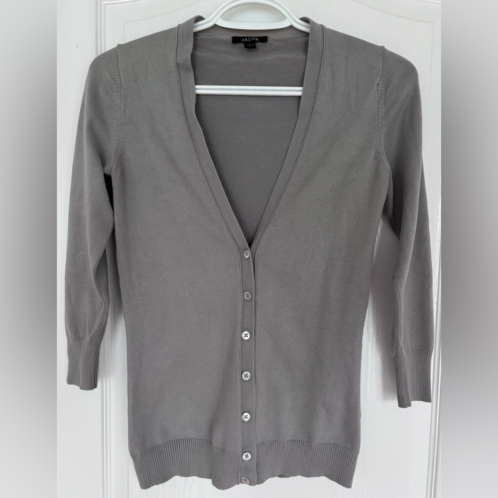 Jacob Gray Cardigan Sweater